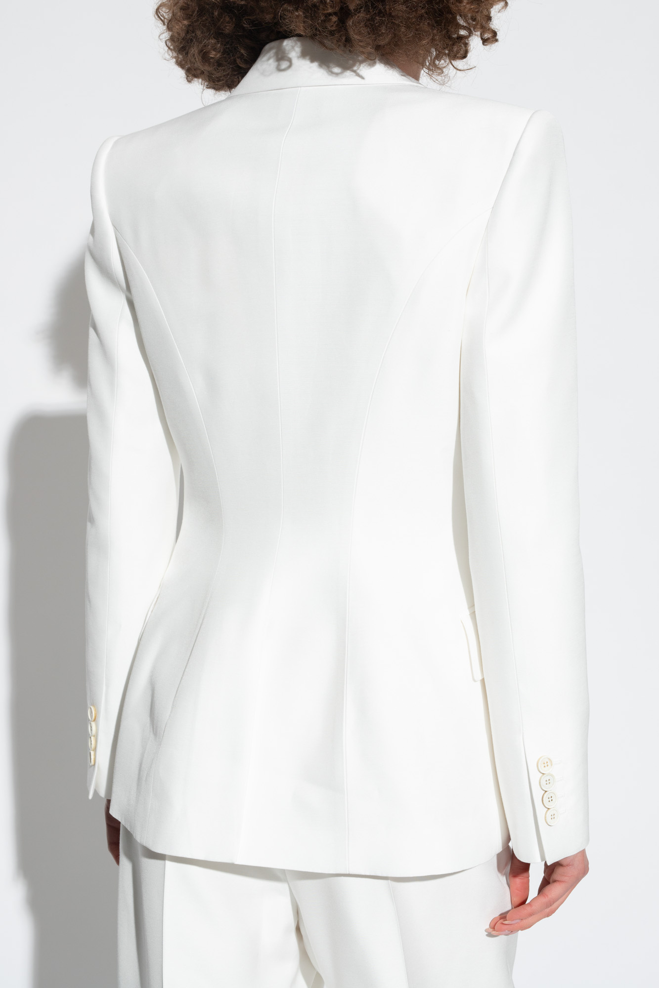 Alexander mcqueen 2024 white blazer